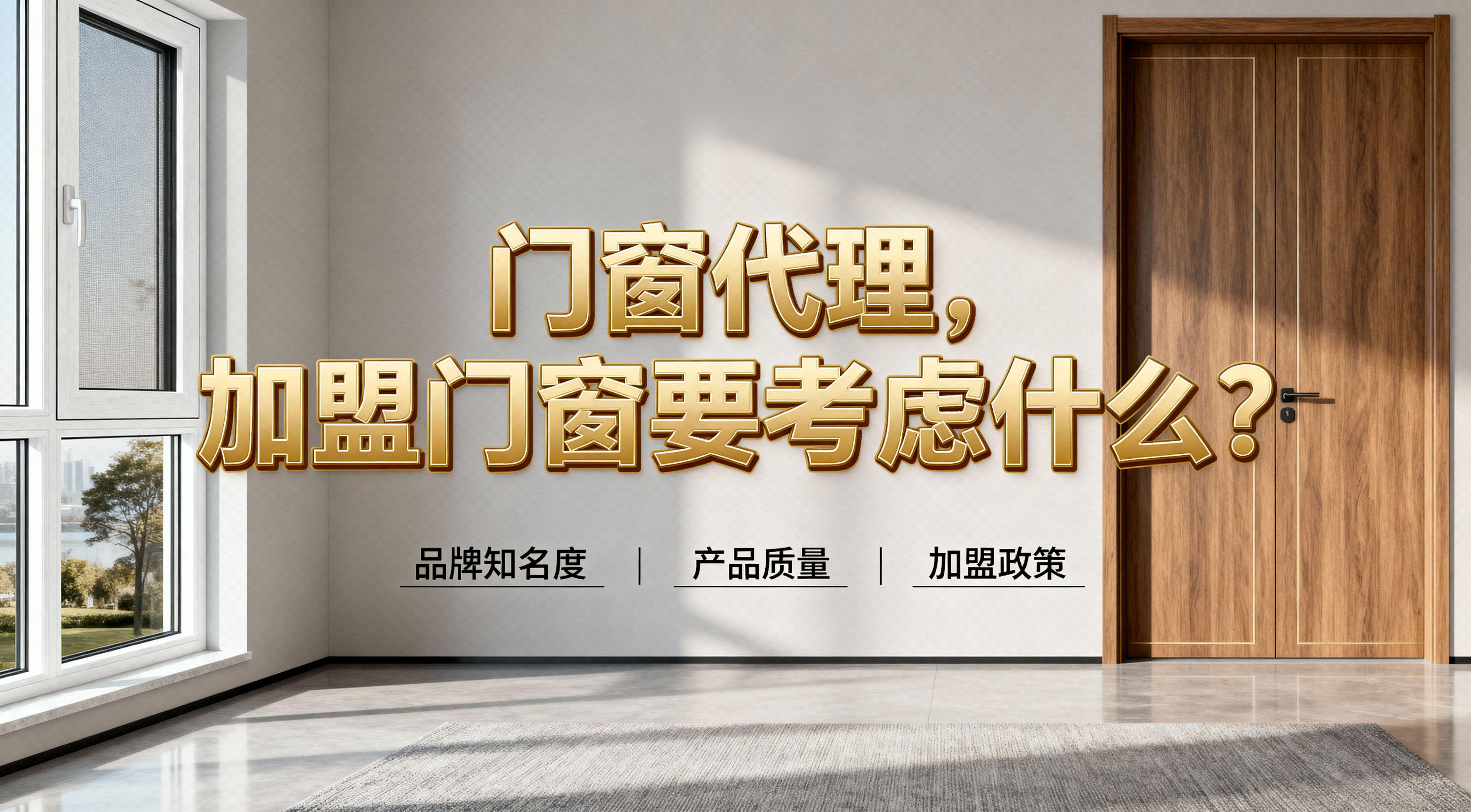 門窗代理,加盟門窗要考慮什么？