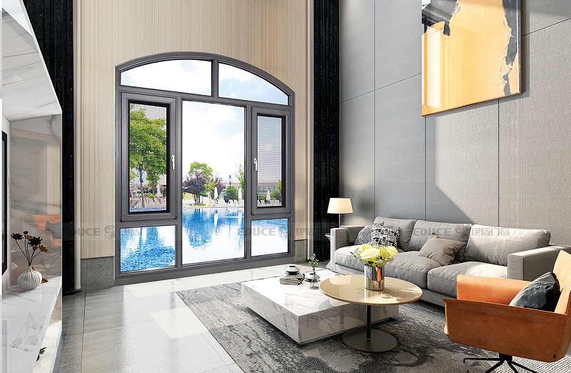 伊盾安全門窗，給你靜謐生活，提升你的生活質量！柏林時光平開窗-110mm 灰色