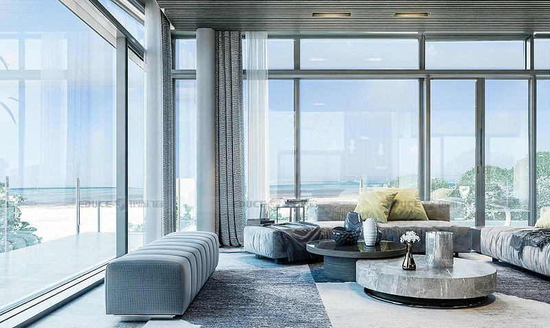 伊盾高效隔音門窗，提升你的生活質量，達成你的居家夢想！簡愛時光平開窗-ZJ135mm 效果圖